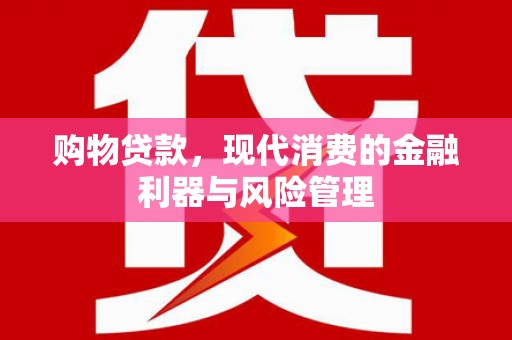 盖州购物贷款，现代消费的金融利器与风险管理