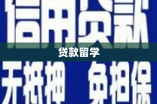 盖州贷款留学