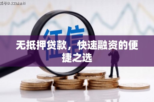 盖州无抵押贷款，快速融资的便捷之选