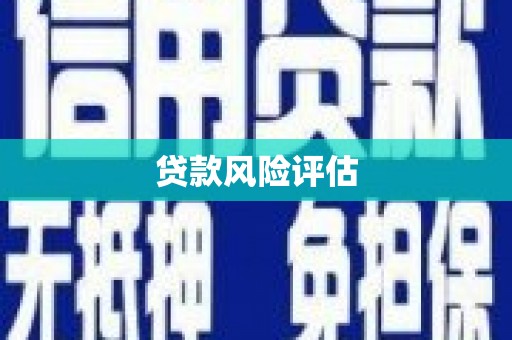 盖州贷款风险评估