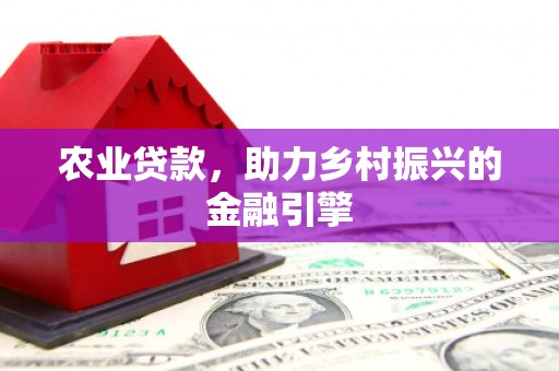 盖州农业贷款，助力乡村振兴的金融引擎