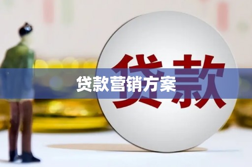 盖州贷款营销方案