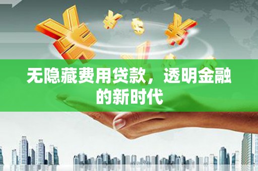 盖州无隐藏费用贷款，透明金融的新时代