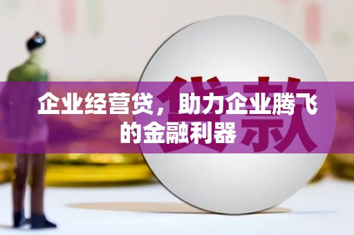 盖州企业经营贷，助力企业腾飞的金融利器