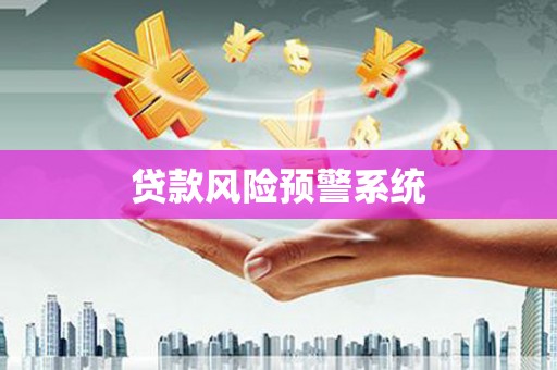 盖州贷款风险预警系统