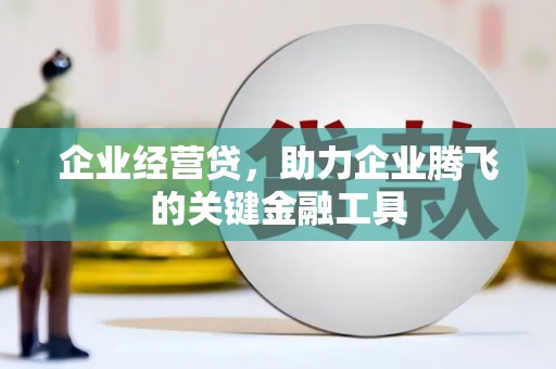 盖州企业经营贷，助力企业腾飞的关键金融工具