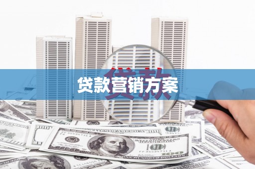 盖州贷款营销方案