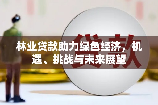 盖州林业贷款助力绿色经济，机遇、挑战与未来展望