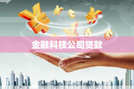 盖州金融科技公司贷款