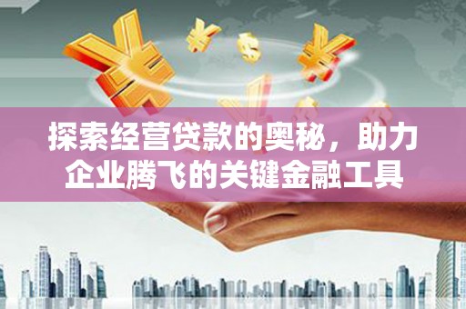 盖州探索经营贷款的奥秘，助力企业腾飞的关键金融工具