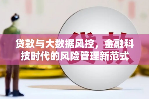 盖州贷款与大数据风控，金融科技时代的风险管理新范式