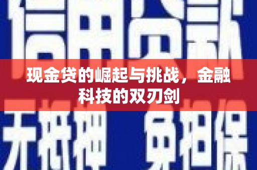 盖州现金贷的崛起与挑战，金融科技的双刃剑
