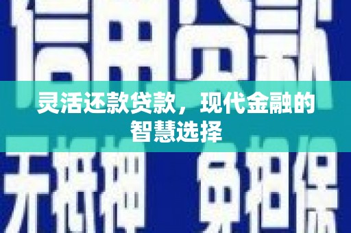 盖州灵活还款贷款，现代金融的智慧选择