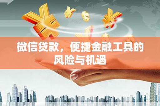 盖州微信贷款，便捷金融工具的风险与机遇