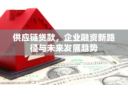 盖州供应链贷款，企业融资新路径与未来发展趋势