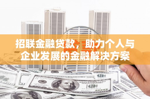 盖州招联金融贷款，助力个人与企业发展的金融解决方案