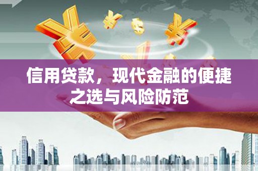 盖州信用贷款，现代金融的便捷之选与风险防范