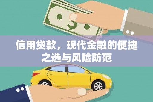 盖州信用贷款，现代金融的便捷之选与风险防范