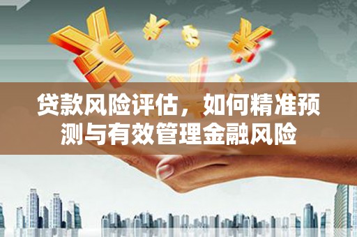 盖州贷款风险评估，如何精准预测与有效管理金融风险