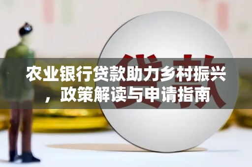 盖州农业银行贷款助力乡村振兴，政策解读与申请指南