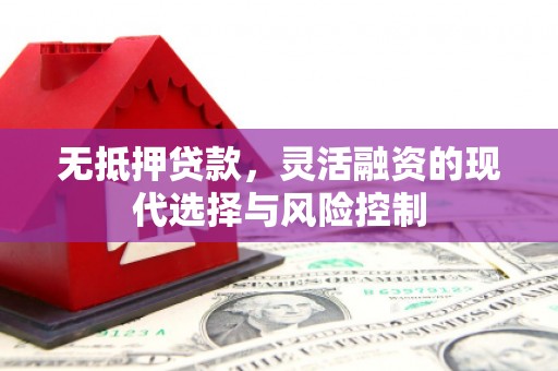 盖州无抵押贷款，灵活融资的现代选择与风险控制