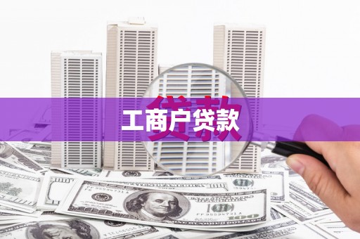 盖州工商户贷款
