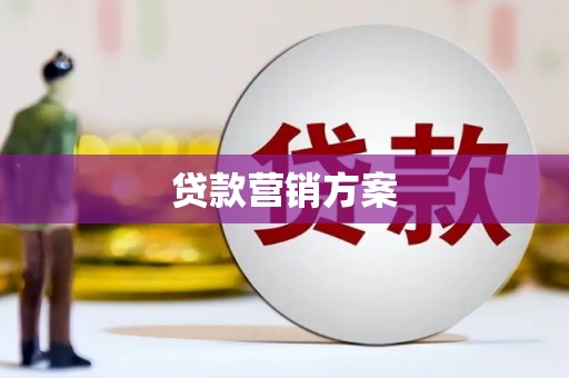 盖州贷款营销方案