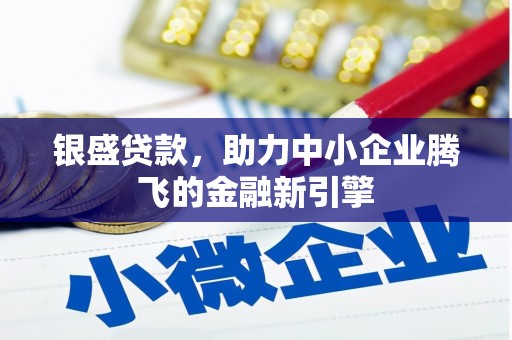 盖州银盛贷款，助力中小企业腾飞的金融新引擎