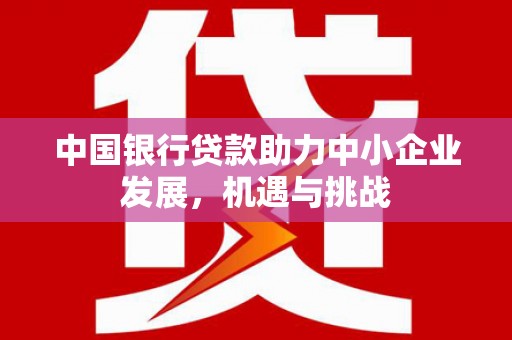 盖州中国银行贷款助力中小企业发展，机遇与挑战