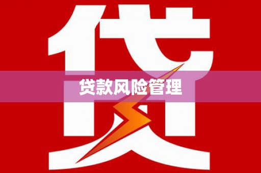 盖州贷款风险管理