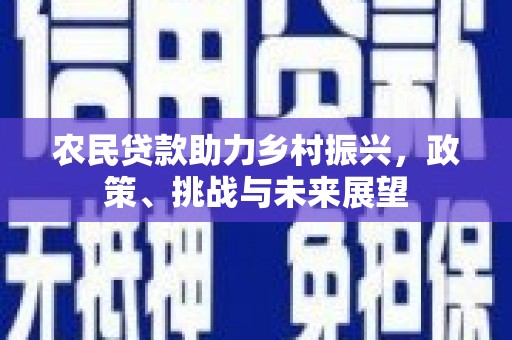 盖州农民贷款助力乡村振兴，政策、挑战与未来展望