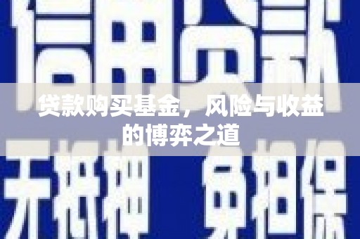盖州贷款购买基金，风险与收益的博弈之道