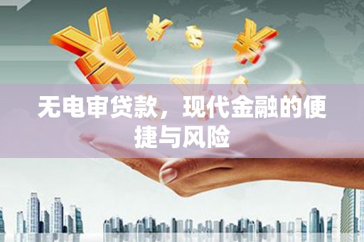 盖州无电审贷款，现代金融的便捷与风险