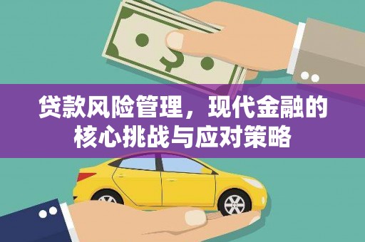 盖州贷款风险管理，现代金融的核心挑战与应对策略
