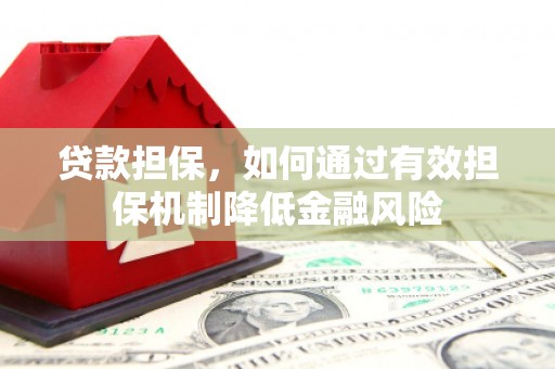 盖州贷款担保，如何通过有效担保机制降低金融风险