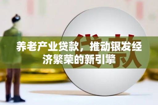 盖州养老产业贷款，推动银发经济繁荣的新引擎
