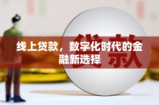 盖州线上贷款，数字化时代的金融新选择