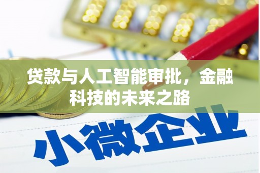 盖州贷款与人工智能审批，金融科技的未来之路