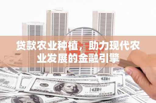 盖州贷款农业种植，助力现代农业发展的金融引擎