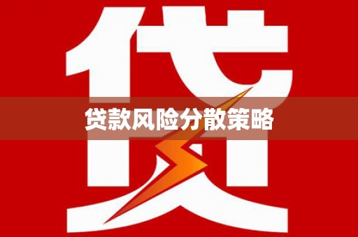 盖州贷款风险分散策略