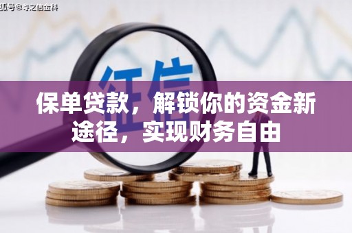 盖州保单贷款，解锁你的资金新途径，实现财务自由