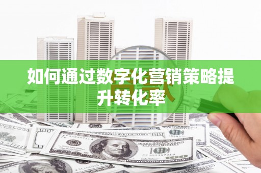 盖州如何通过数字化营销策略提升转化率