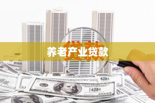 盖州养老产业贷款