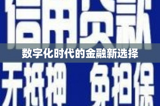 盖州数字化时代的金融新选择