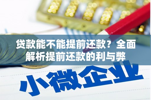 盖州贷款能不能提前还款？全面解析提前还款的利与弊