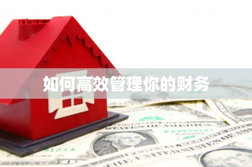 盖州如何高效管理你的财务