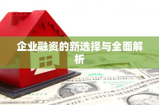 盖州企业融资的新选择与全面解析