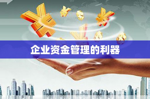 盖州企业资金管理的利器